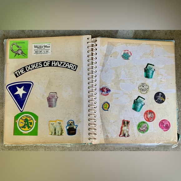 c. 1981 Vtg Spiral Bound Sticker Collection Album - Picture 10 of 16
